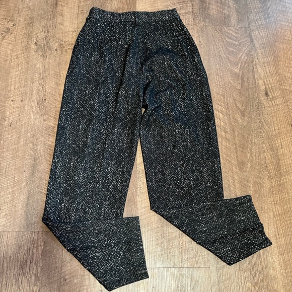 SPANX® PONTE BARREL LEG PANT, HERRINGBONE - Picture 3 of 7